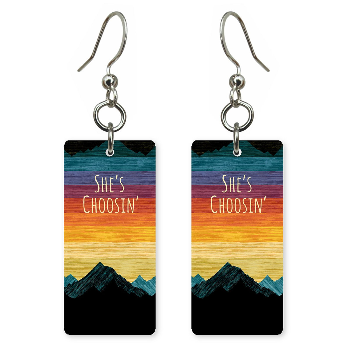 She's Choosing Colorado Earrings | Sunset Peaks | SC6B