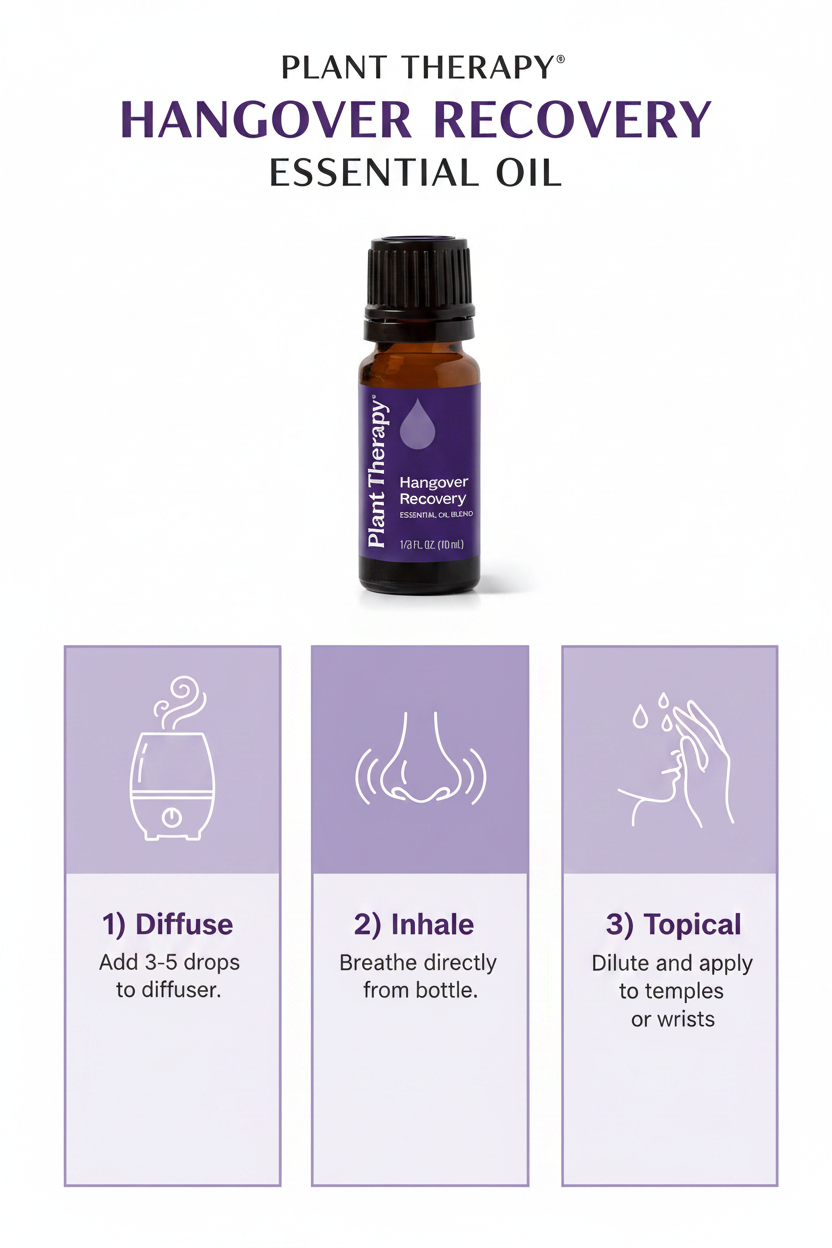 Plant Therapy Hangover Recovery Essential Oil Blend 10ml